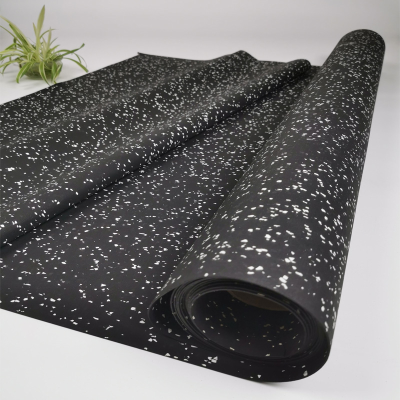 Rubber Roll Base Durable Rubber Roll Gym Commercial Flooring