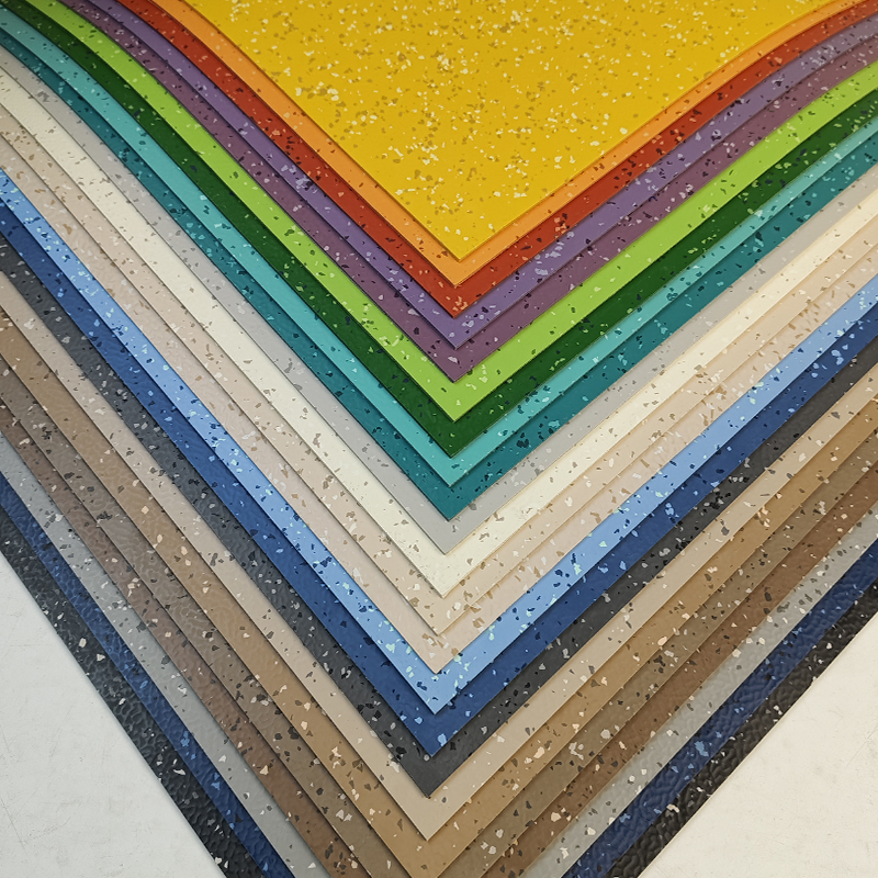 Virgin Rubber Roll Gym Commercial Flooring Multi Color